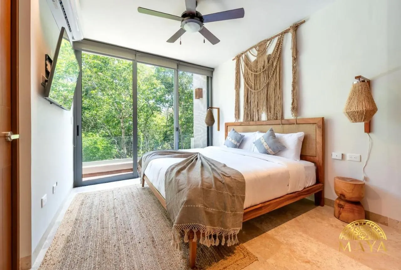 Nhoa 206B Lux 1Br Condo Jungle View In Aldea Zama 图卢姆 度假居