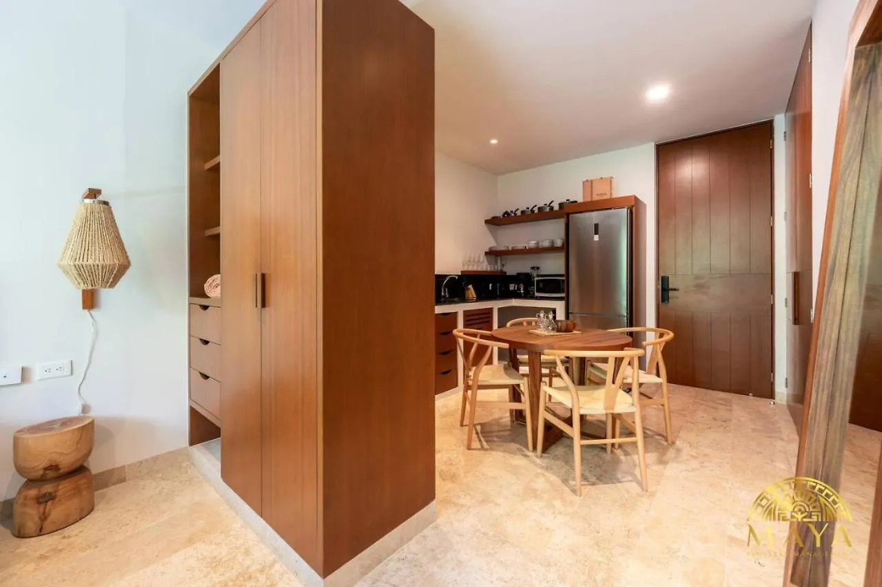 度假居 Nhoa 206B Lux 1Br Condo Jungle View In Aldea Zama 图卢姆