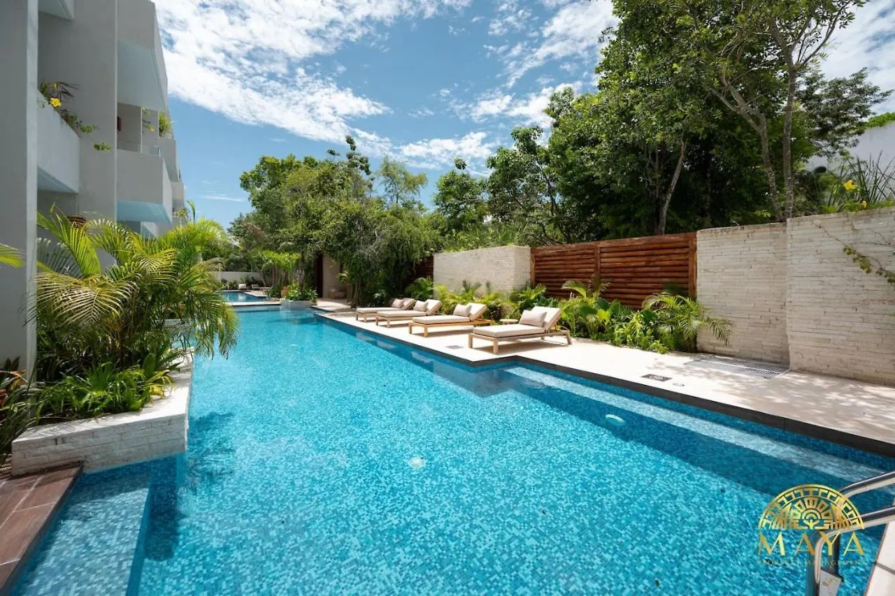 度假居 Nhoa 206B Lux 1Br Condo Jungle View In Aldea Zama 图卢姆